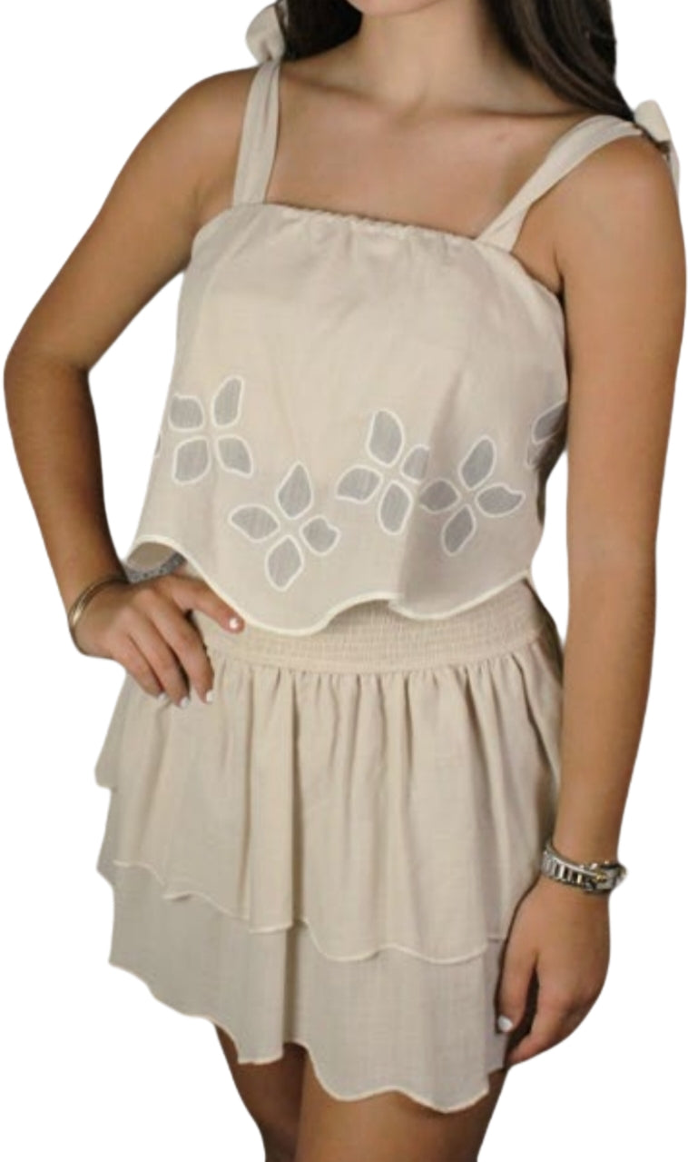 Tween & Teen Girl Beige Set