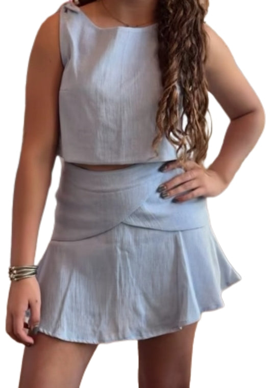 Teen Girl Sky Blue Set