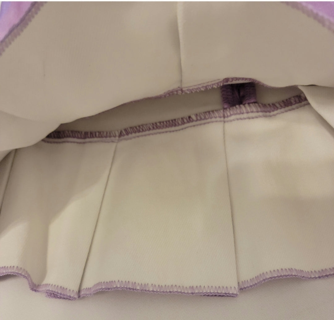 Metallic Pink Tween Girl Skort