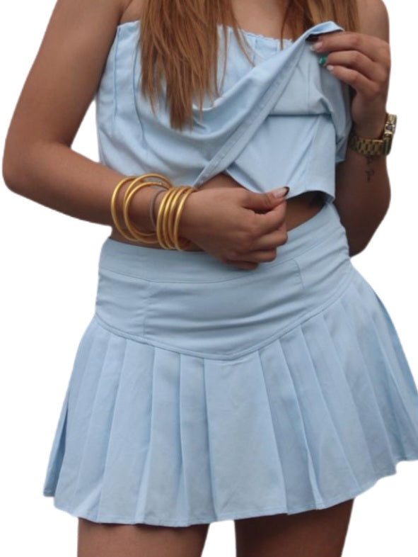 Teen pleated Set