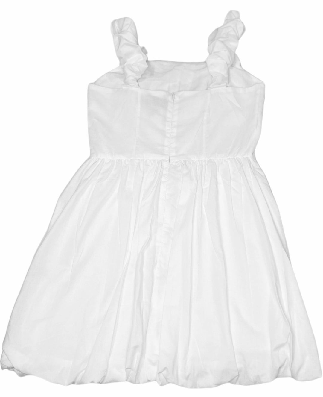 Tween White Bubble Dress